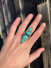 Load image into Gallery viewer, #8 Turquoise Ring Size 9 R0216