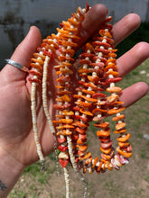 Load image into Gallery viewer, Orange Spiny Oyster Necklace N0311