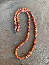 Load image into Gallery viewer, Orange Spiny Oyster Necklace N0310