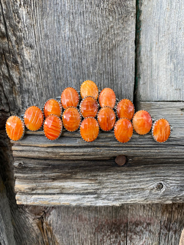 Orange Spiny Oyster Ring R0224