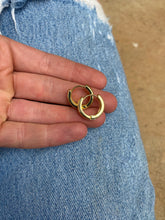 Load image into Gallery viewer, Chunky Huggie Hoop Earrings GF