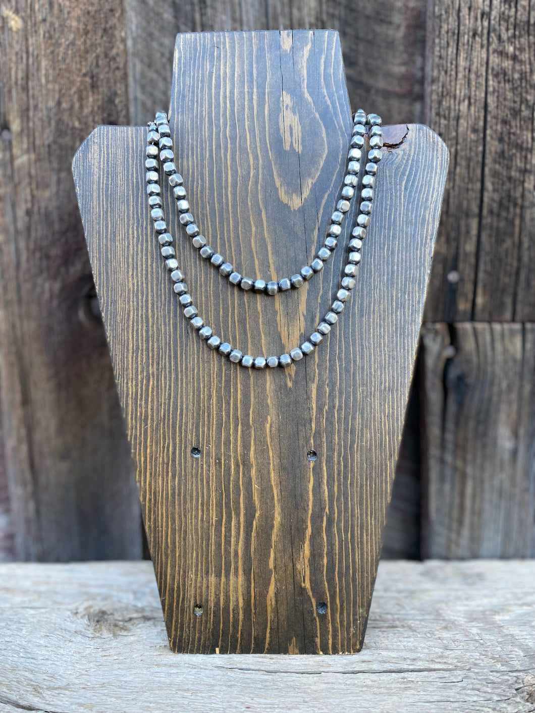 6mm Box Style Silver Necklace N0735