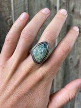 Load image into Gallery viewer, Nautilus Variscite Ring R0290