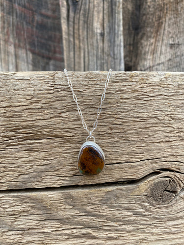 Turquoise Pendant Necklace N0576