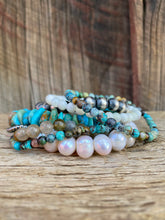 Load image into Gallery viewer, 10mm Pearl Strecth Bracelet C0227