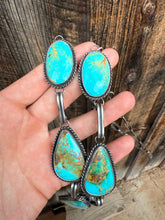 Load image into Gallery viewer, Kingman Turquoise Lariat Necklace N0704