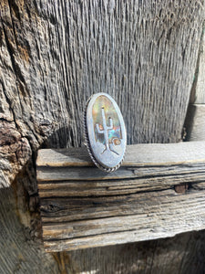 Vintage Cactus Ring 7 R0258
