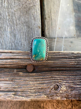 Load image into Gallery viewer, Fox Turquoise Ring Size 8 R0307