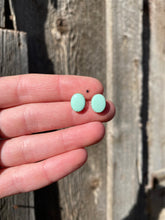 Load image into Gallery viewer, Green Variscite Earrings E0305