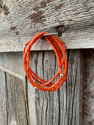 Mediterranean Coral Bracelet C0401