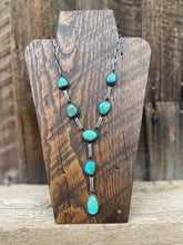 Load image into Gallery viewer, Tyrone Turquoise Lariat Necklace N0703