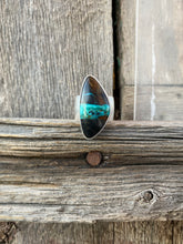 Load image into Gallery viewer, Thunderbird Turquoise Ring Size 7.5 R0386