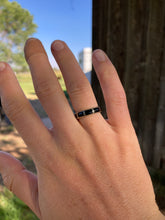 Load image into Gallery viewer, Black Onyx Inlay Rings R0439