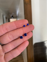 Load image into Gallery viewer, Lapis 4mm Studs