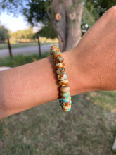 Load image into Gallery viewer, Turquoise Stretchy Bracelet