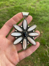 Load image into Gallery viewer, Pink and Onyx Pendant P0468