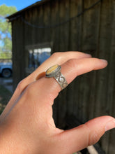 Load image into Gallery viewer, Elk Ivory Ring Size 8.5 R0455
