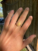 Load image into Gallery viewer, Elk Ivory Ring Size 7 R0454
