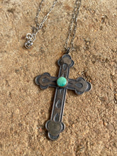 Load image into Gallery viewer, Early 1900’s Vintage Cross Pendant N0809