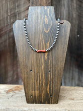 Load image into Gallery viewer, Coral Barrel Necklace N0920