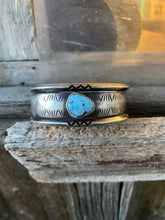 Load image into Gallery viewer, Golden Hills Turquoise Cuff C0188