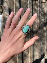 Load image into Gallery viewer, Broken Arrow Variscite Ring Size 7
