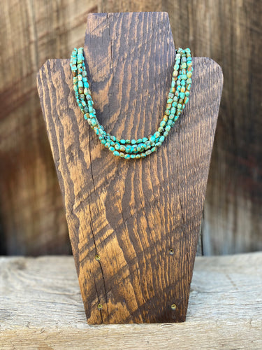 Turquoise Pebble Necklace N0700