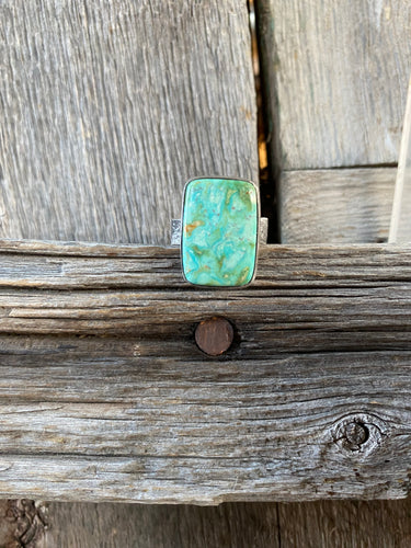 Cripple Creek Turquoise Ring 8.5 R0332