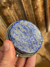 Load image into Gallery viewer, Vintage Sterling Lapis Buckle