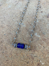 Load image into Gallery viewer, Stainless Steel Lapis Necklace N0854