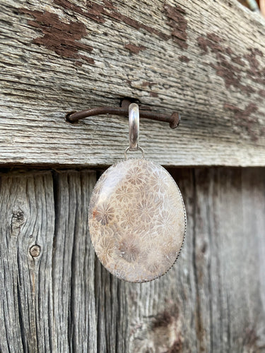 Petrified Coral Pendant P0656