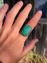 Load image into Gallery viewer, Fox Turquoise Ring Size 8 R0307