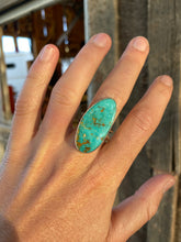 Load image into Gallery viewer, Tyrone Turquoise Ring Size 8 R0314