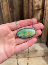 Load image into Gallery viewer, Australian Variscite Bar Necklace N0830