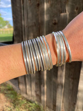 Load image into Gallery viewer, Sterling Stacker Cuff C0389
