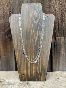 Sterling Silver Paperclip Chain N0711