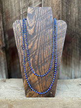 Load image into Gallery viewer, Lapis and Silver Necklace N0633
