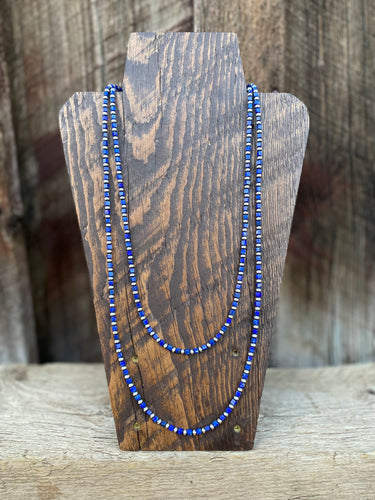 Lapis and Silver Necklace N0633