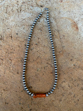 Load image into Gallery viewer, Coral Barrel Necklace N0920
