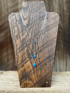 Lapis Pendant Necklace N0673