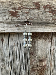 Sterling Silver Pearl Earrings E0230