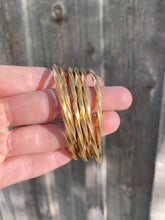 Load image into Gallery viewer, Twisted Brass Cuff C0387