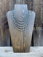 Load image into Gallery viewer, 2.5mm Sterling Silver Box Pearl Necklace N0732