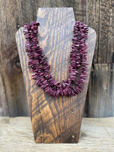 Load image into Gallery viewer, Purple Spiny Oyster Necklace N0575