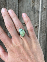 Load image into Gallery viewer, Nautilus Variscite Ring R0291