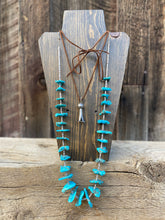 Load image into Gallery viewer, Vintage Turquoise Necklace N0739