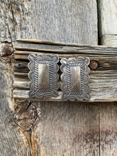 Load image into Gallery viewer, Sterling Silver Vintage Concho Earrings E0290