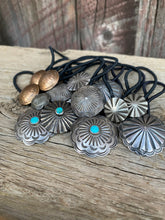Load image into Gallery viewer, Vintage Button Hair Tie