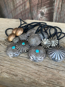 Vintage Button Hair Tie