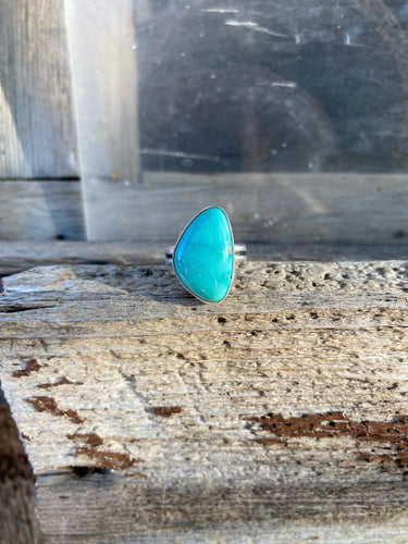 Fox Turquoise Ring Size 6 R0310